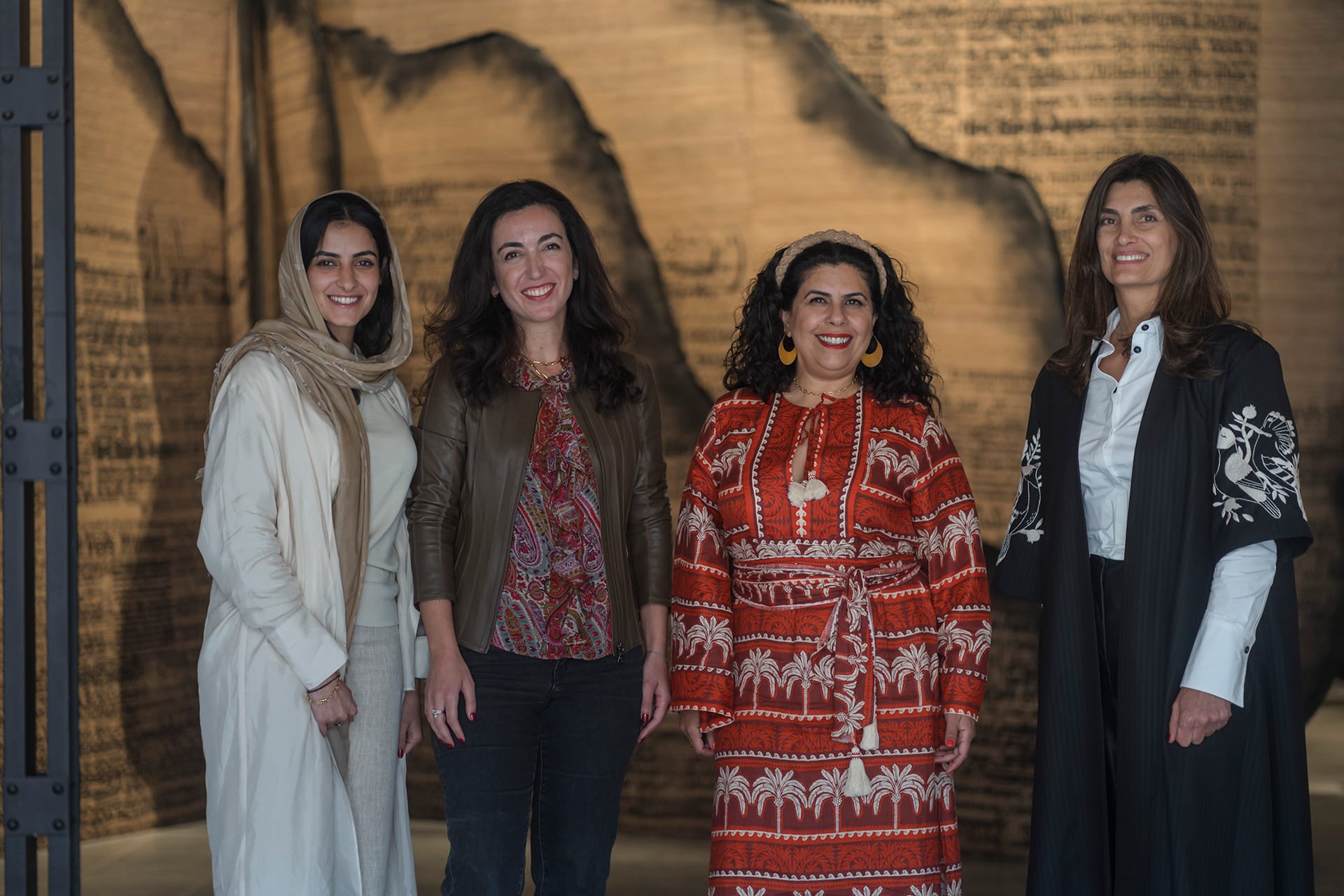 Language is a recurring theme in Al Dowayan’s work, reflecting her fascination with its complexity and cultural significance.