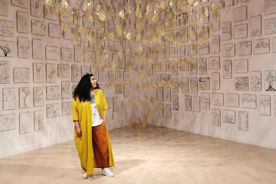 Al Dowayan’s artistic journey extends beyond critique to preservation and celebration of cultural heritage.