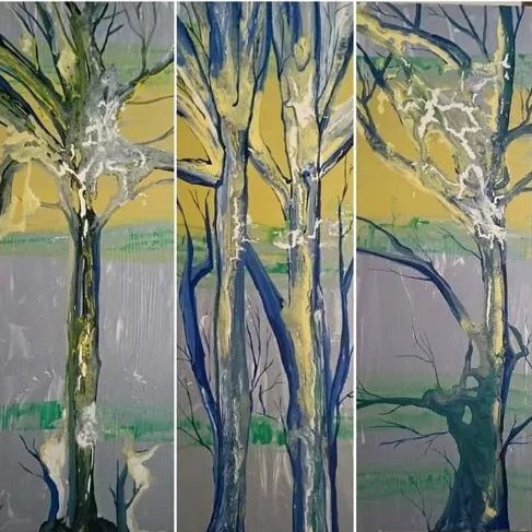 The Calm Geometry of Najla Al-Saleem's Artwork