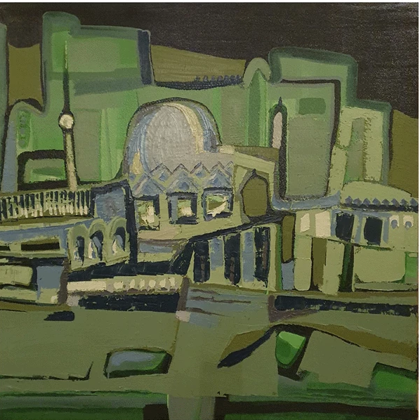 The Calm Geometry of Najla Al-Saleem's Artwork