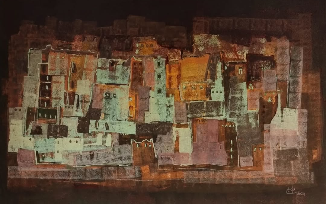 The Calm Geometry of Najla Al-Saleem's Artwork
