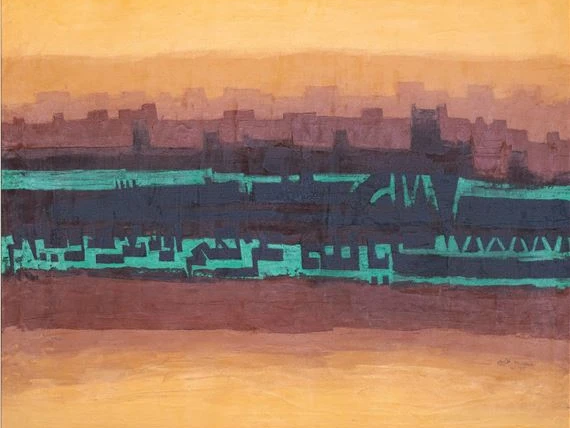 The Calm Geometry of Najla Al-Saleem's Artwork